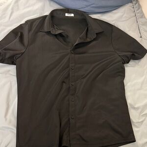 Goodfellow & Co Men's Charcoal Button Down Shirt